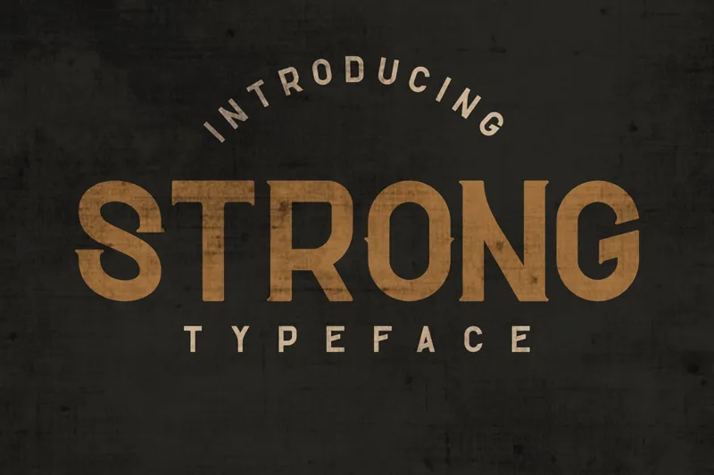 Preview of Strong Font